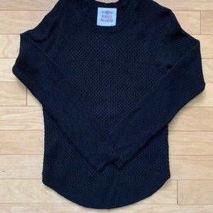 Junior Black knit sweater